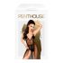 Penthouse Meilleur Jeu - body en dentelle avec foulard en tulle (noir) - L/XL