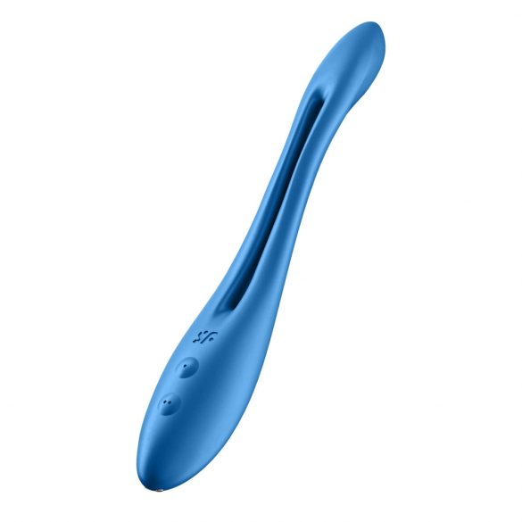 Satisfyer Elastic Game - oplaadbare, flexibele paar vibrator (blauw)