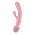 Satisfyer Triple Lover - Vibrateur point G et masseur (rose)