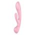 Satisfyer Triple Oh - vibromasseur rechargeable avec stimulateur clitoridien (rose)