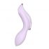 Satisfyer Curvy Trinity 2 - oplaadbare luchtdruk 2in1 vibrator (paars)