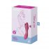 Satisfyer Curvy Trinity 3 - vibromasseur à ondes aériennes 2 en 1 rechargeable (rouge)