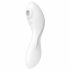 Satisfyer Curvy Trinity 5+ - nabíjecí, inteligentní 2in1 vibrátor (bílý)