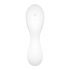 Satisfyer Curvy Trinity 5+ - nabíjecí, inteligentní 2in1 vibrátor (bílý)