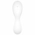 Satisfyer Curvy Trinity 5+ - nabíjecí, inteligentní 2in1 vibrátor (bílý)