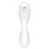 Satisfyer Curvy Trinity 5+ - chytrý vlnový 2v1 vibrátor (bílý)