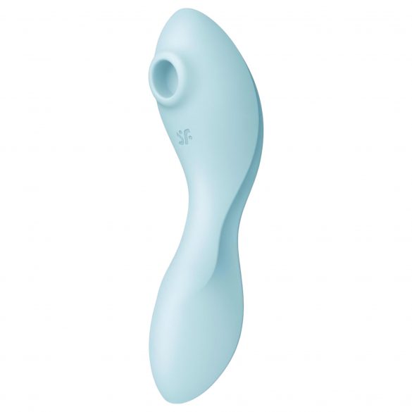 Satisfyer Curvy Trinity 5+ - nabíjecí, inteligentní 2in1 vibrátor (modrý)