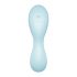 Satisfyer Curvy Trinity 5+ - nabíjecí, inteligentní 2in1 vibrátor (modrý)