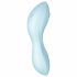 Satisfyer Curvy Trinity 5+ - nabíjecí, inteligentní 2in1 vibrátor (modrý)