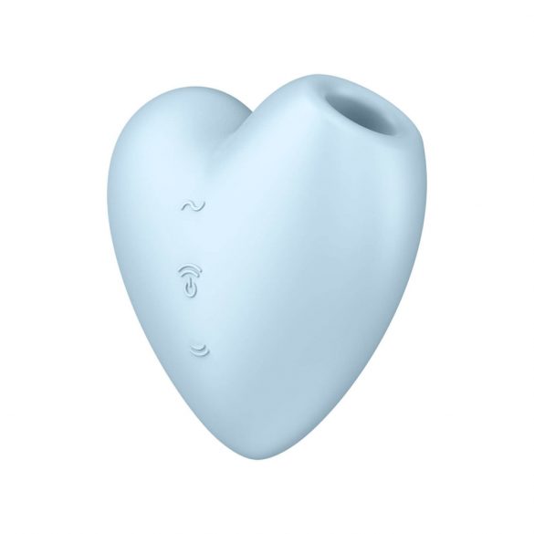 Satisfyer Cutie Heart - stimulateur clitoridien à ondes d'air rechargeable (bleu)