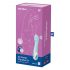 Satisfyer Air Pump Vibrator 5 - vibromasseur intelligent gonflable (bleu)