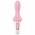 Satisfyer Air Pump Booty 5 - inteligentní dobíjecí anální vibrátor (růžový)