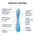 Satisfyer G-spot Flex 4 - vibromasseur intelligent point G (turquoise)