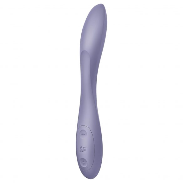 Satisfyer G-spot Flex 2 - Vibrateur étanche rechargeable pour point G (violet)