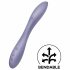 Satisfyer G-spot Flex 2 - Vibrateur étanche rechargeable pour point G (violet)