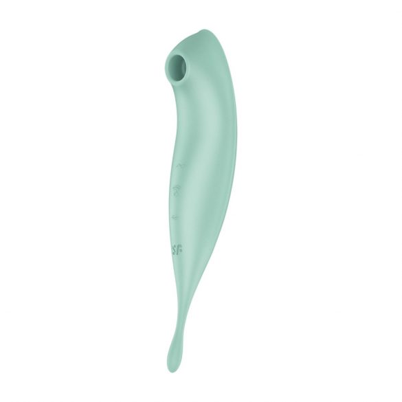 Satisfyer Twirling Pro - Vibrateur Clitoridien Intelligent 2-en-1 (menthe)