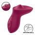 Satisfyer Exciterrr - vibromasseur clitoridien à perles rotatives (rouge)