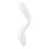 Satisfyer Rrrolling - vibromasseur rechargeable avec bille mobile pour point G (blanc)