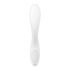 Satisfyer Rrrolling - vibromasseur rechargeable avec bille mobile pour point G (blanc)