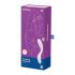 Satisfyer Rrrolling - vibromasseur rechargeable avec bille mobile pour point G (blanc)