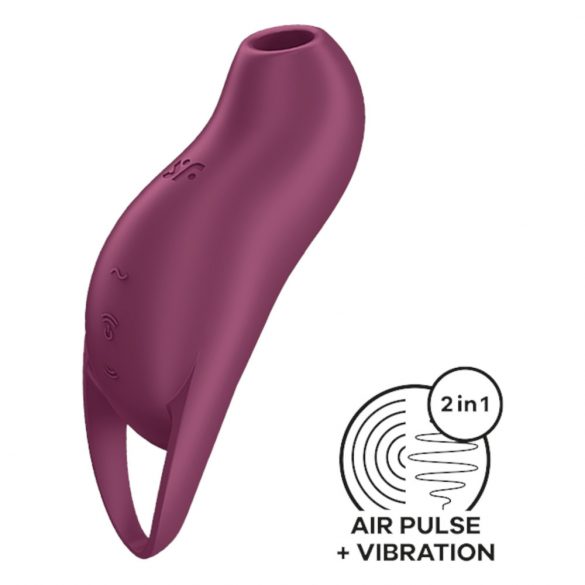 Satisfyer Pocket Pro 1 - oplaadbare luchtdruk clitoris stimulator (paars)