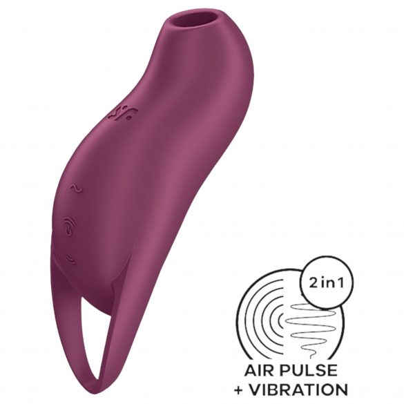 Satisfyer Pocket Pro 1 - dobíjecí stimulátor klitorisu se vzduchovou vlnou (fialový)