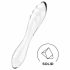 Satisfyer Cristal Éblouissant - Dildo en Verre à Double Extrémité (Transparent)