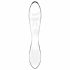 Satisfyer Cristal Éblouissant - Dildo en Verre à Double Extrémité (Transparent)