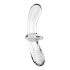 Satisfyer Double Crystal - Dildo en verre double (transparent)