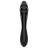 Satisfyer Dazzling Crystal 1 - Double-ended Glass Dildo (Black) 