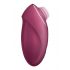 Satisfyer Tap & Climax 1 - 2v1 vibrátor a stimulátor klitorisu (červený)