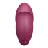 Satisfyer Tap & Climax 1 - 2en1 vibromasseur et stimulateur clitoridien (rouge)