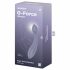 Satisfyer G-Force - dobíjecí, vodotěsný vibrátor pro bod G (fialový)