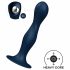 Satisfyer Double Ball-R - godemichet lesté avec ventouse (bleu foncé)