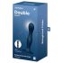 Satisfyer Double Ball-R - gode lesté avec ventouse (bleu foncé)