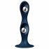 Satisfyer Double Ball-R - godemichet lesté avec ventouse (bleu foncé)