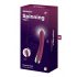 Satisfyer Spinning Vibe 1 - vibrátor s rotující hlavicí pro bod G (červený)