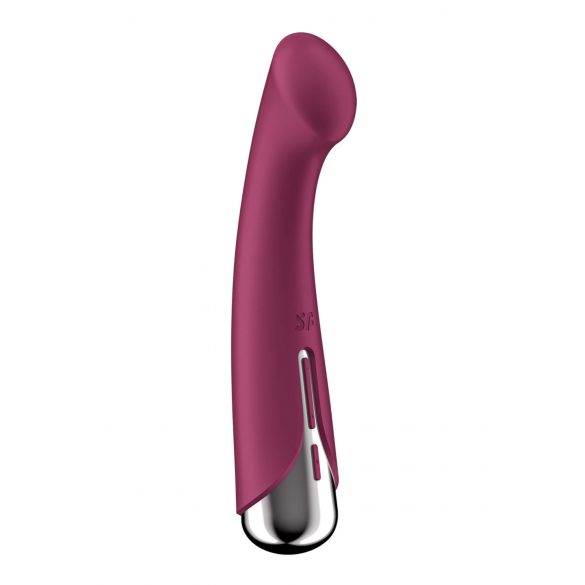 Satisfyer Spinning G-Spot 1 - vibrátor s rotující hlavicí pro bod G (červený)