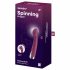 Satisfyer Spinning G-Spot 1 - vibrátor s rotující hlavicí pro bod G (červený)