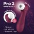 Satisfyer Pro 2 Gen3 - slimme luchtdruk clitorisstimulator (bordeaux)