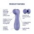 Satisfyer Pro 2 Gen3 - stimulateur clitoridien à ondes pulsées intelligent (violet)