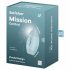 Satisfyer Mission Control - stimulateur clitoridien à ondes de pression rechargeable (bleu)