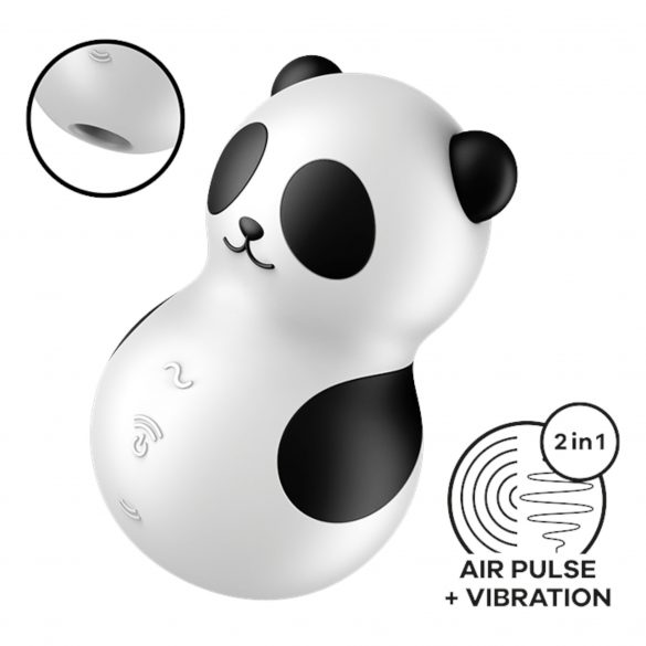 Satisfyer Pocket Panda - stimulateur clitoridien à ondes de pression (noir)