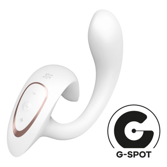 Satisfyer G for Goddess 1 - bezdrátový vibrátor na klitoris a bod G (bílý)