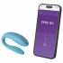 We-Vibe Sync Go - chytrý dobíjecí vibrátor (tyrkysový)