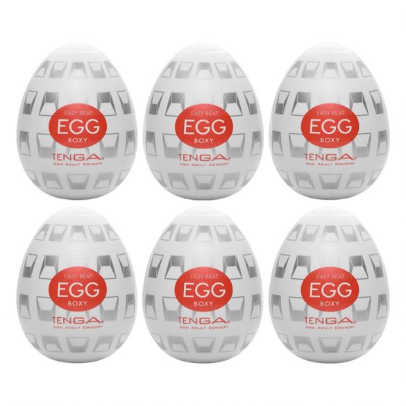 TENGA Egg Boxy - œuf masturbateur (6 pcs)