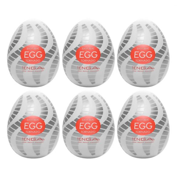 TENGA Egg Tornado - masturbatie-ei (6 stuks)