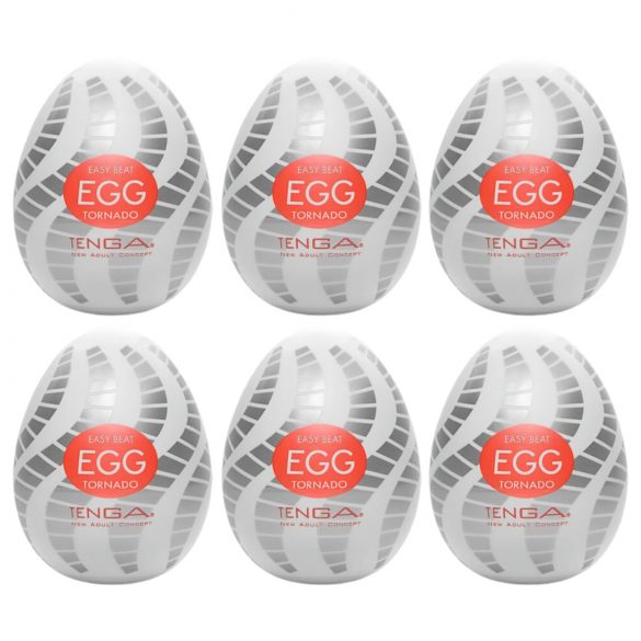 TENGA Egg Tornado - œuf masturbateur (6 pièces)