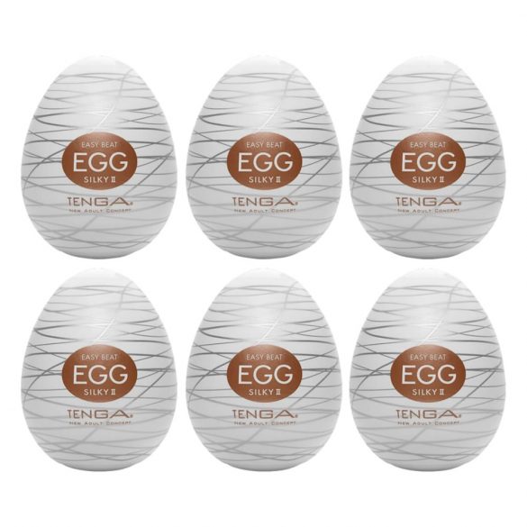 TENGA Egg Silky II - œuf masturbateur (6 pcs)