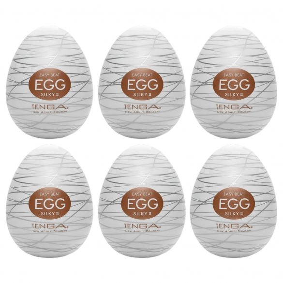 TENGA Egg Silky II - masturbační vajíčko (6 ks)